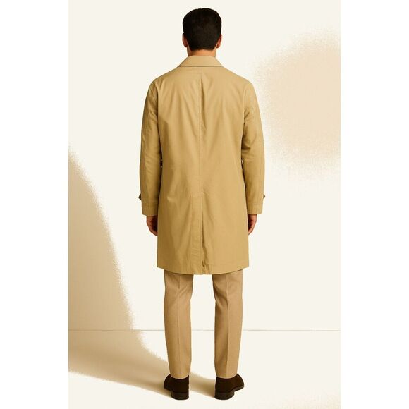 Lauren Ralph Lauren | Tan Single Breasted Classic Trench Coat 46R | EUC - Picture 2 of 14